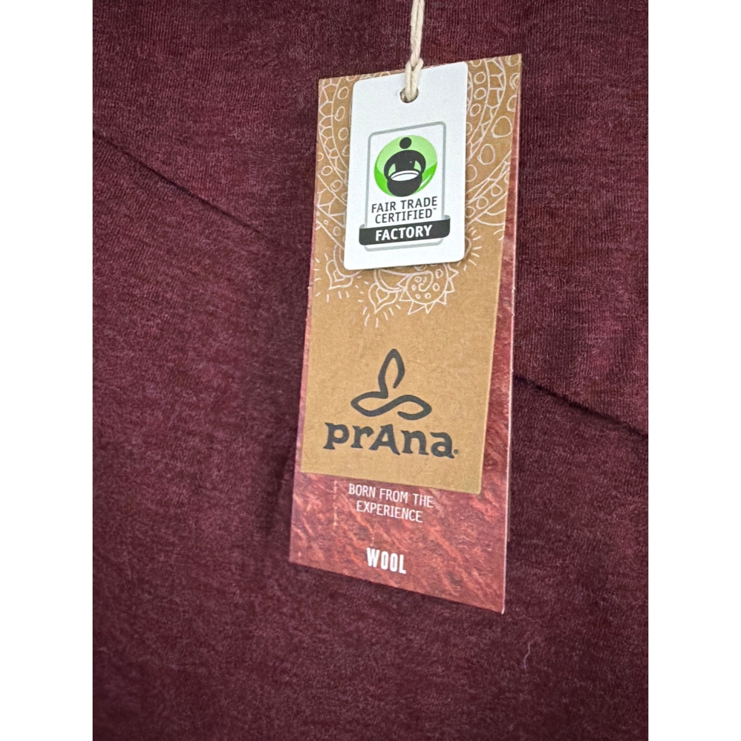 NWT PrAna Leah Burgundy Wool Skirt Size S