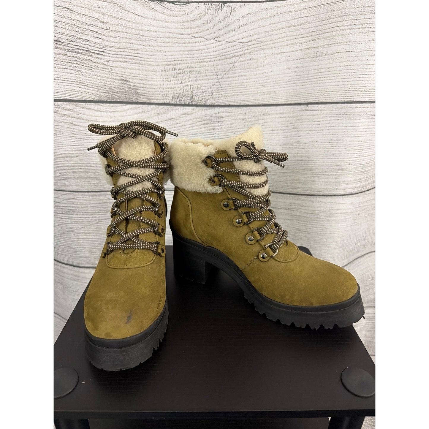 M. Gemi The Adele Shearling Bootie Size 39.5