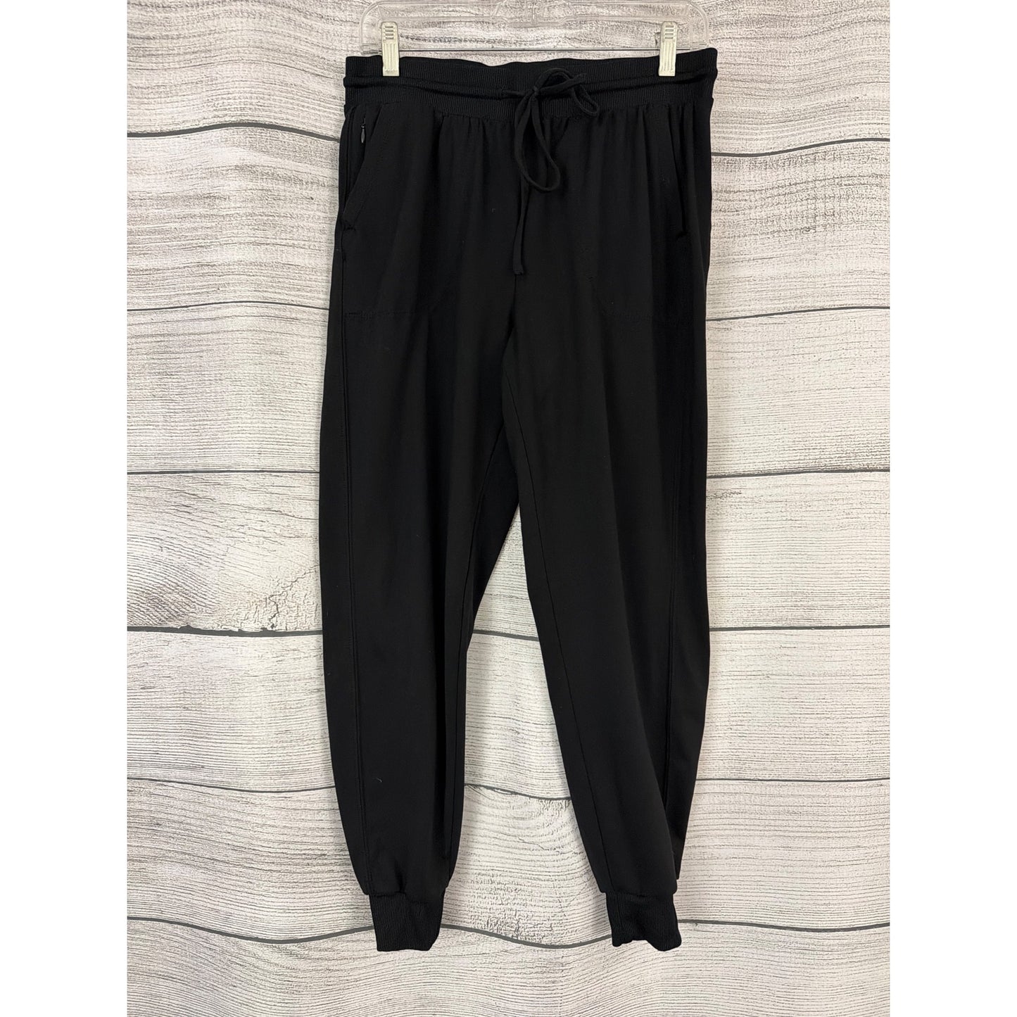 Rachel Zoe Black Drawstring Jogger Pants Size M