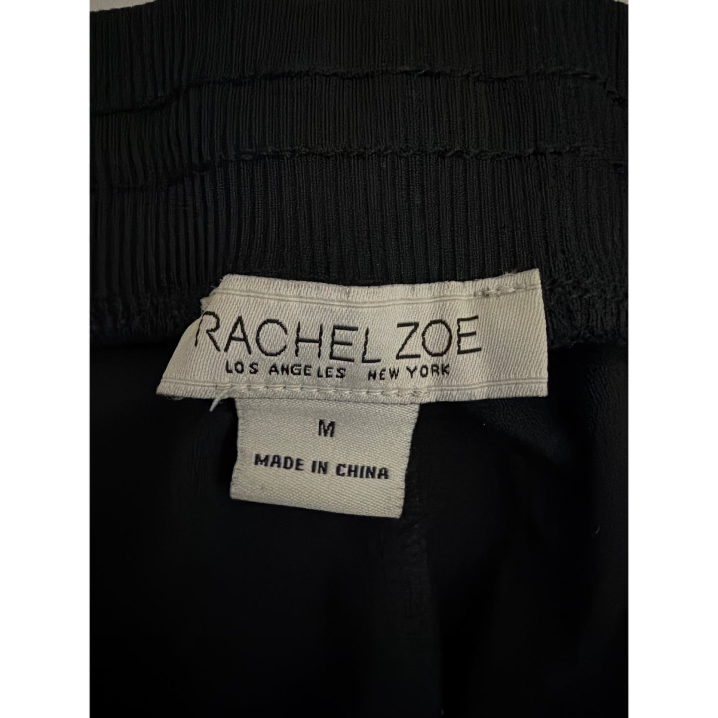 Rachel Zoe Black Drawstring Jogger Pants Size M
