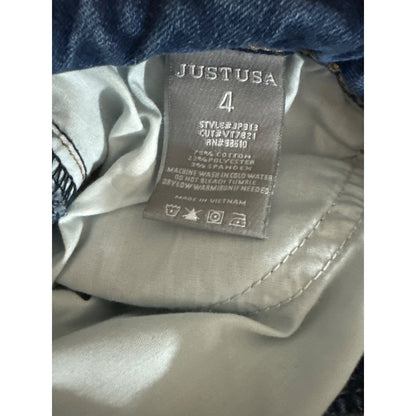 Just USA Distressed Knees Skinny Jeans Size 4