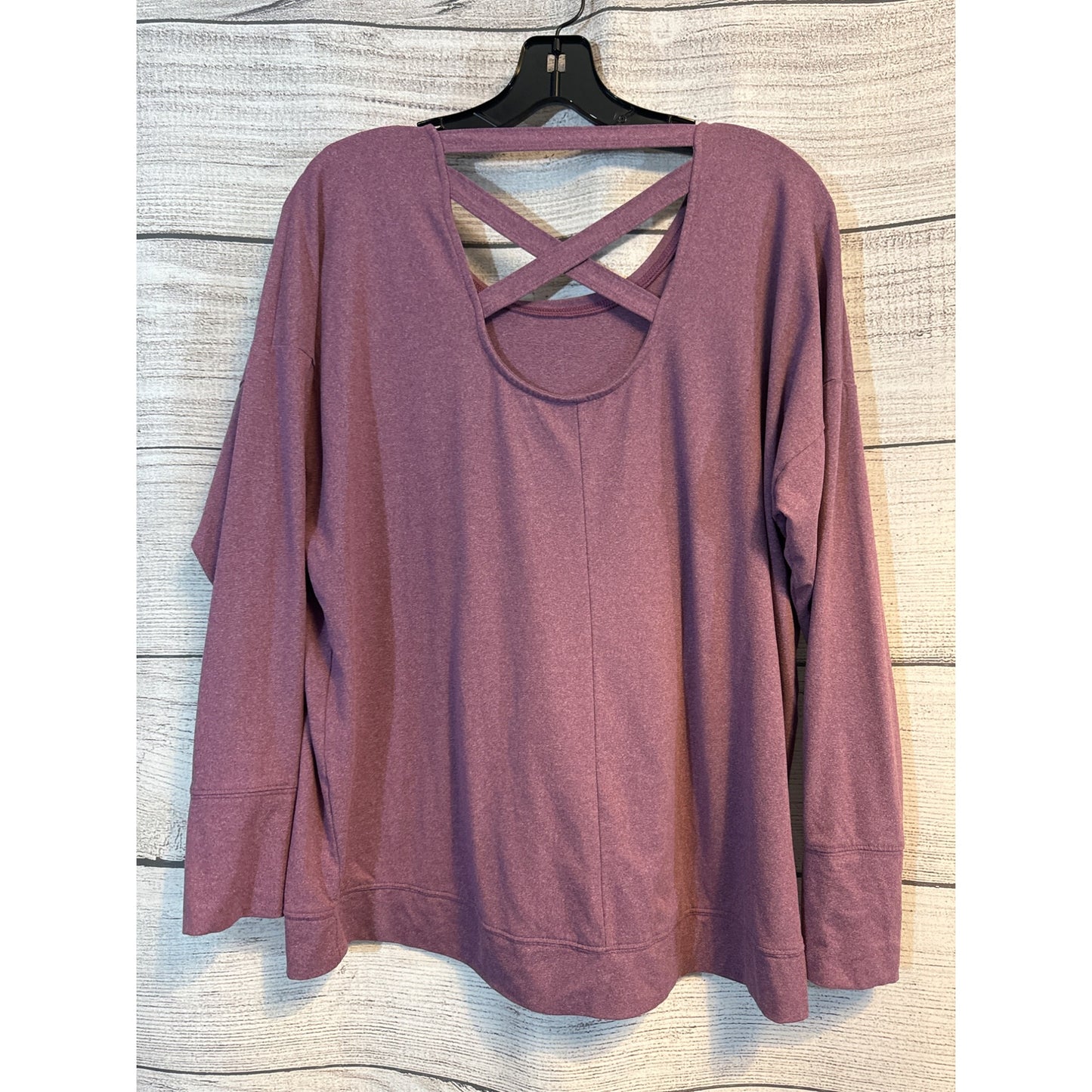 Nike Dry-Fit Loose Fit Long Sleeve Top With Cross Back Size LP