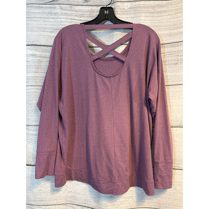 Nike Dry-Fit Loose Fit Long Sleeve Top With Cross Back Size LP