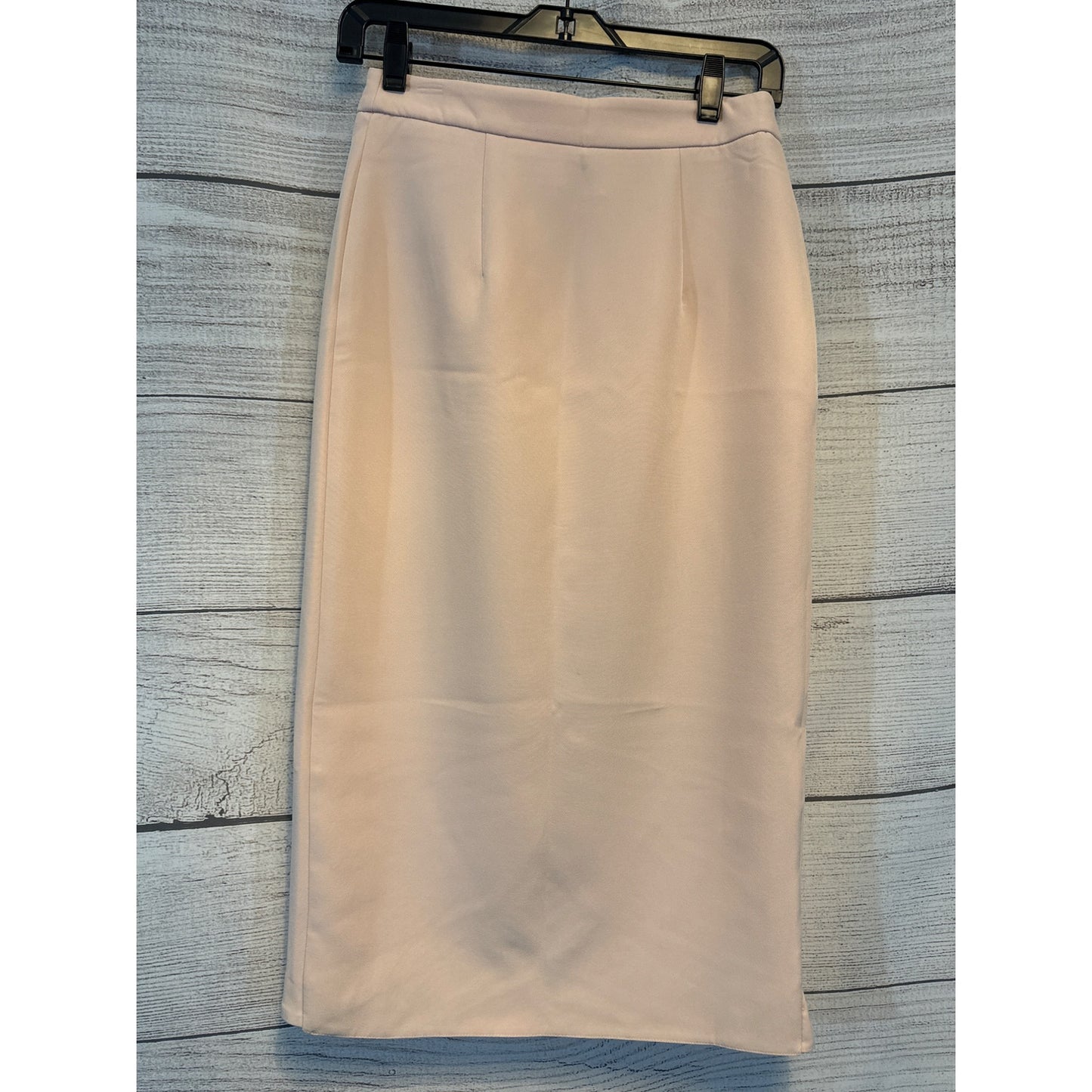 ASOS Pink Ruffle Front Pencil Skirt Size S