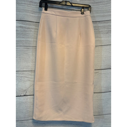 ASOS Pink Ruffle Front Pencil Skirt Size S
