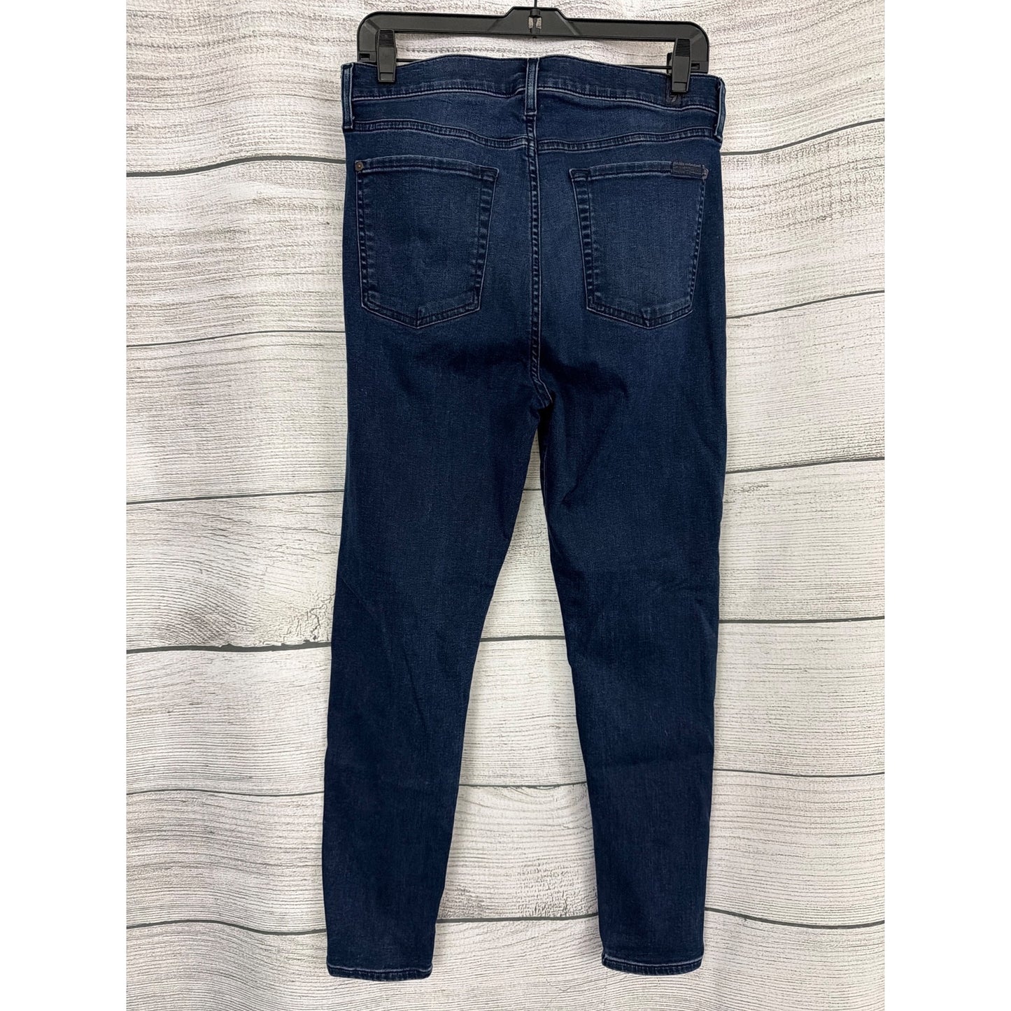 7 For All Mankind High Waist Ankle Guenevere Skinny Jeans Size 31