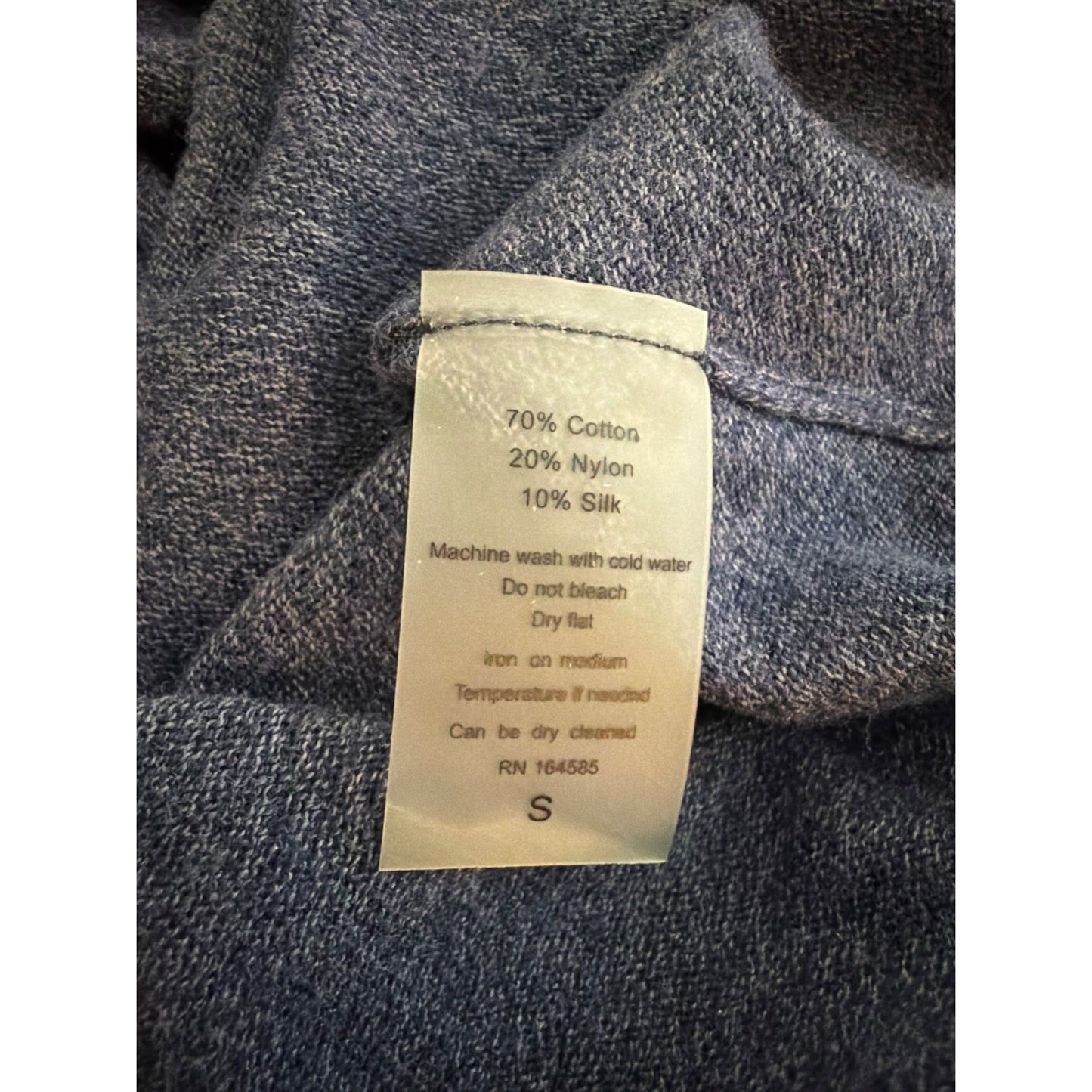 The Line Cotton/Silk Blue Sweater Size S