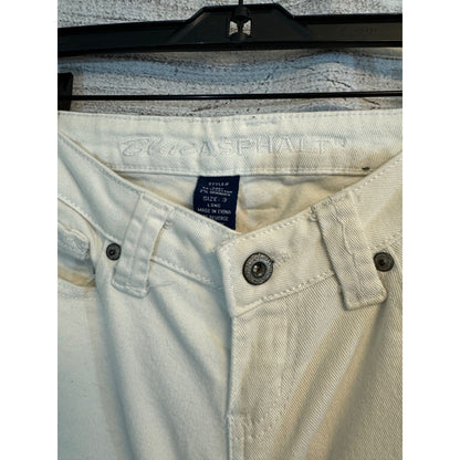 Blue Asphalt White Skinny Jeans Size 3