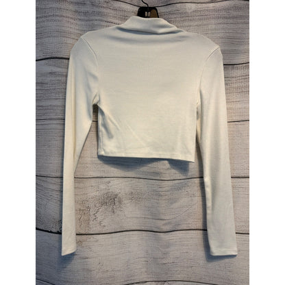 Princess Polly Nicola Long Sleeve Crop Top Size 6