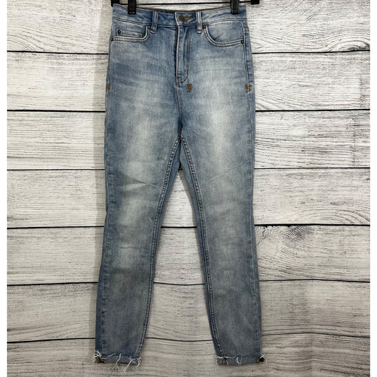 Ksubi Mid-Rise Ankle Skinny Jeans, Size 24