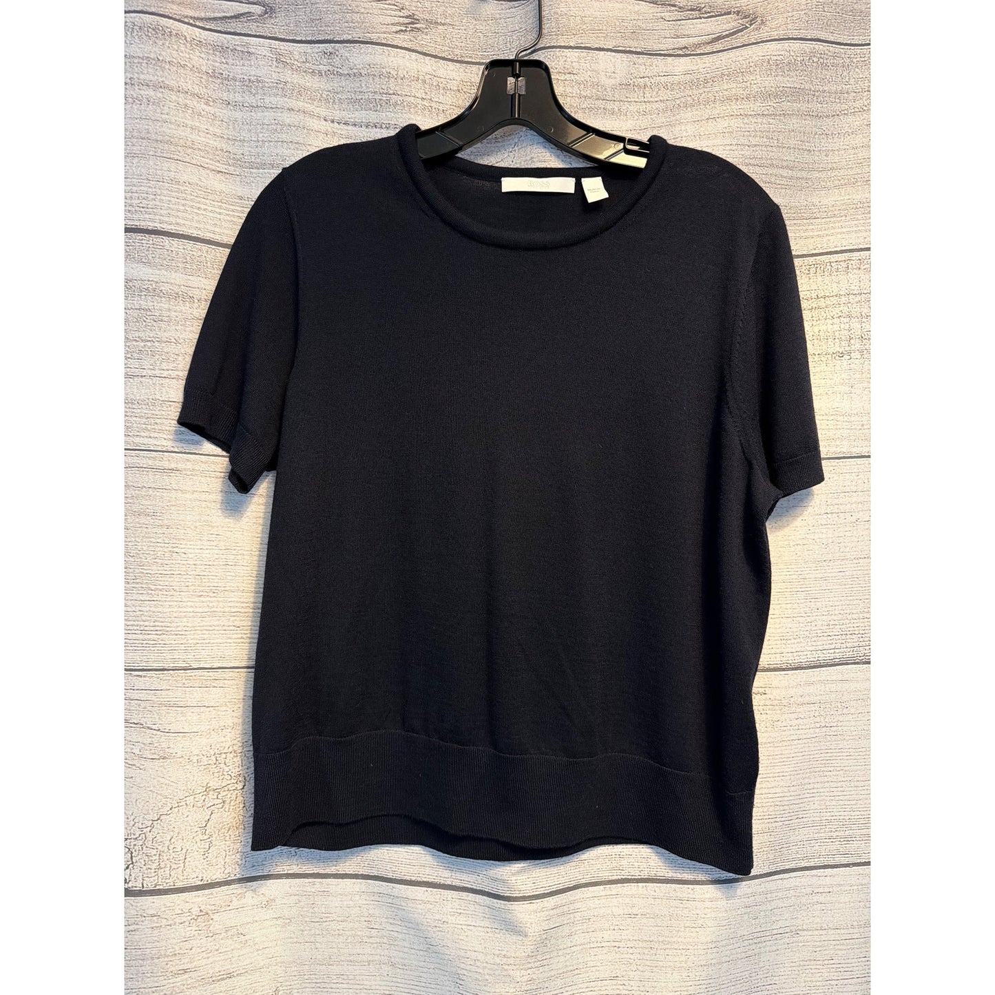 Boss 100% Virgin Wool Short Sleeve Sweater Size XL