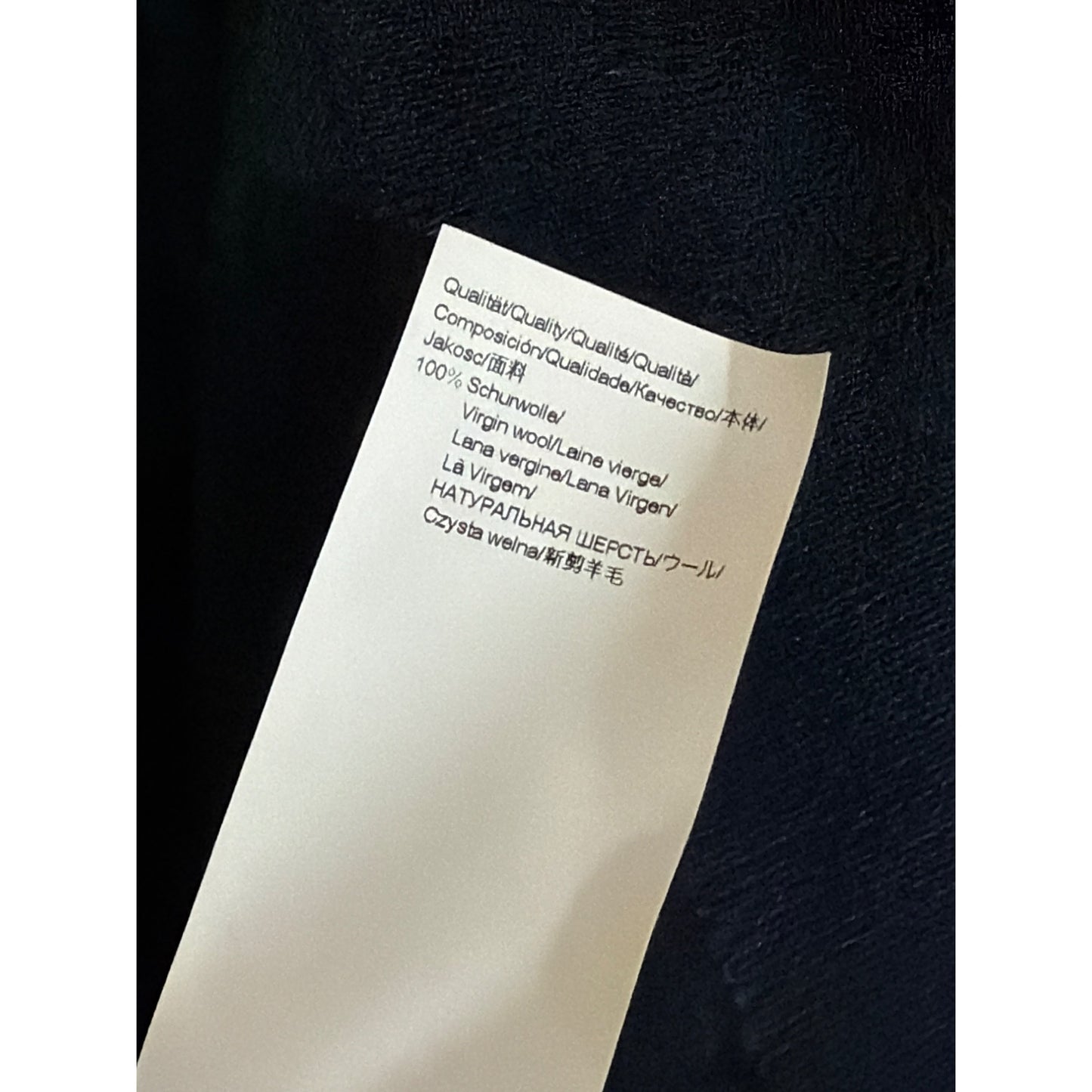 Boss 100% Virgin Wool Short Sleeve Sweater Size XL