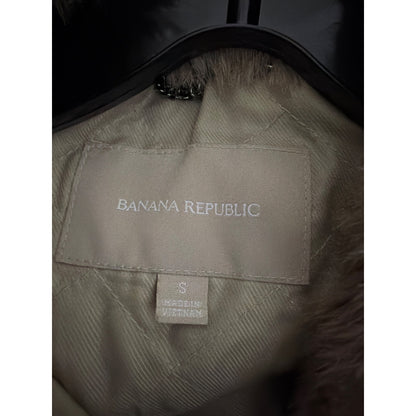 Banana Republic Faux Fur Vest Size Size S