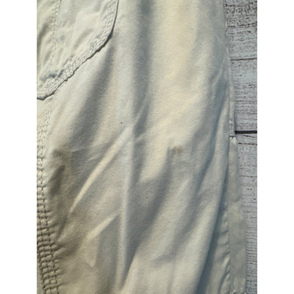 Calvin Klein Off White Cargo Cropped Pants Size 10