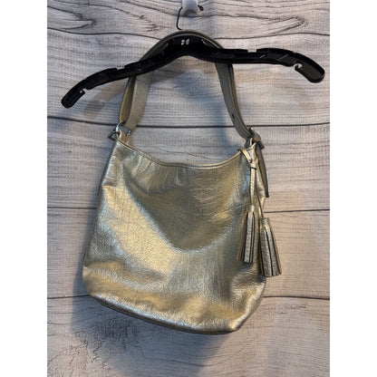 Coach Metallic Leather Bucket Legacy Bag