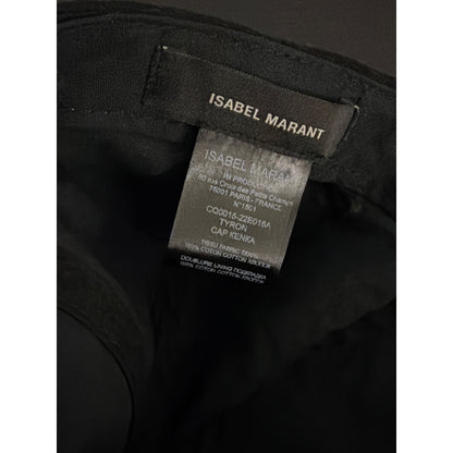 Isabel Marant Pink and Black Tyron Cap w/ Adjustable Strap