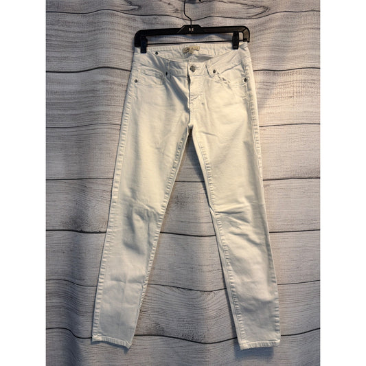 CAbi White Skinny Jeans Size 2