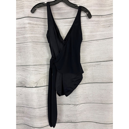 Magic Suit Black Wrap Swimsuit With Tie Detail Size 10