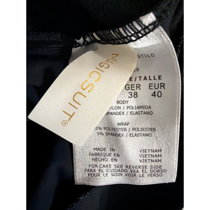 Magic Suit Black Wrap Swimsuit With Tie Detail Size 10
