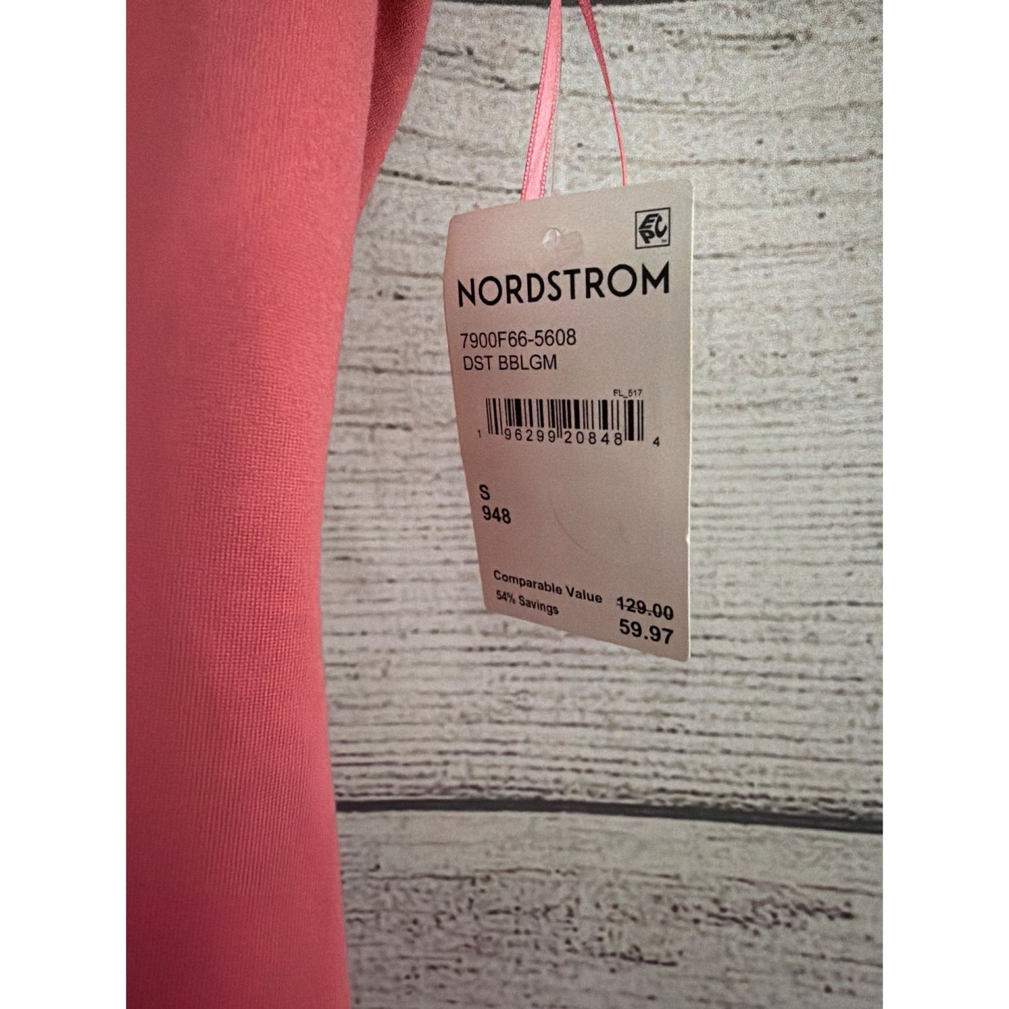 NWT Paige Dusty Bubblegum Saveria Bodysuit S