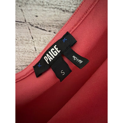 NWT Paige Dusty Bubblegum Saveria Bodysuit S