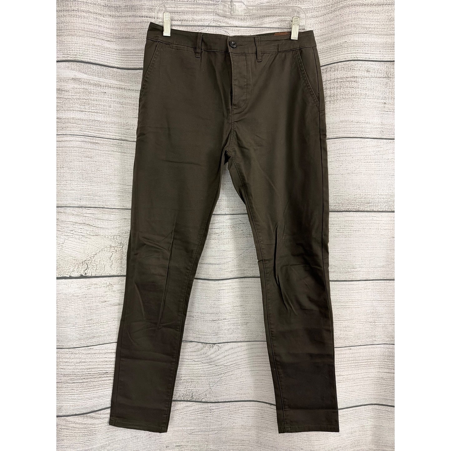 Mens ASOS Slim Fit Brown Chino Pants W30 L30