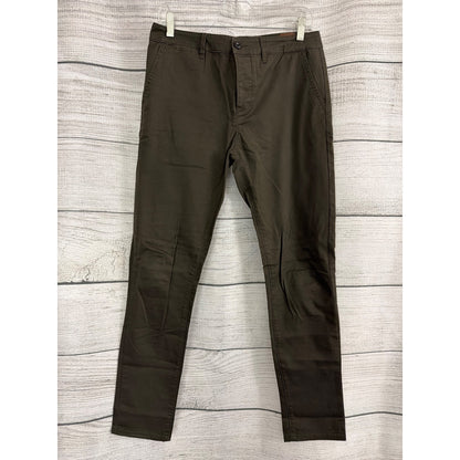 Mens ASOS Slim Fit Brown Chino Pants W30 L30