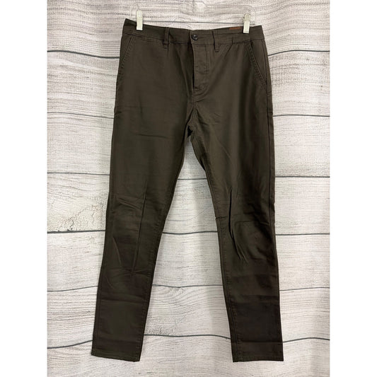 Mens ASOS Slim Fit Brown Chino Pants W30 L30