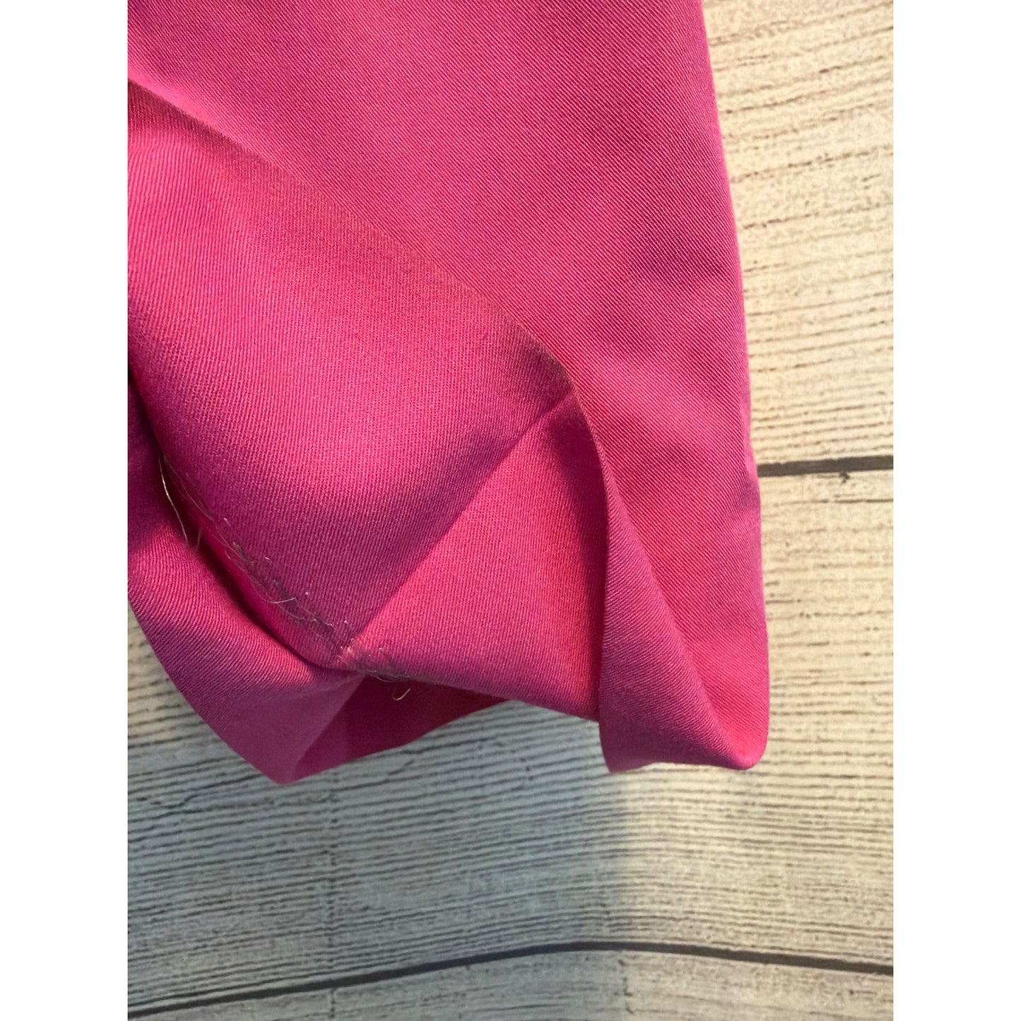 Bright Pink High Waisted Wide Leg Dress Pants