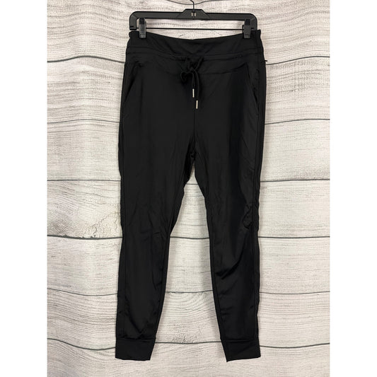 Black Women's Drawstring Jogger Pants L
