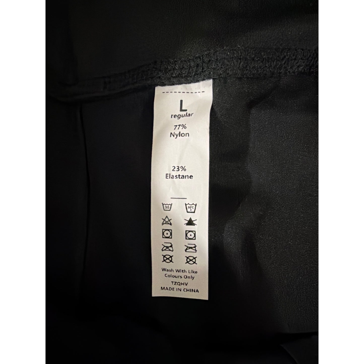 Black Women's Drawstring Jogger Pants L