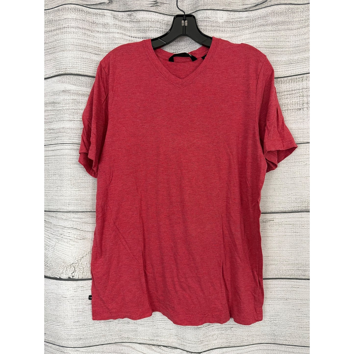 Mens Travis Mathew Red Heather V-Neck T-Shirt Size M
