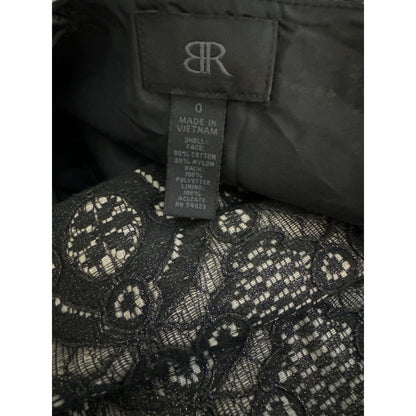 BR Black and Gold Monogram Tulip Dress Size 0