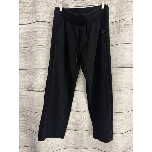 JoyLab Black Drawstring Wide-Leg Pants Size L