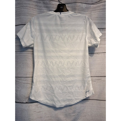 New Balance White Q Speed Jacquard Short Sleeve