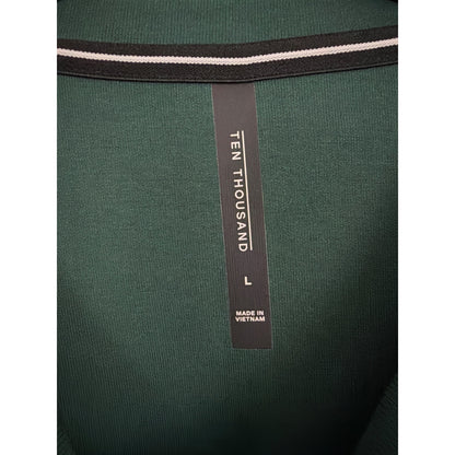 Mens Ten Thousand Green Recover Crewneck Sweatshirt Size L