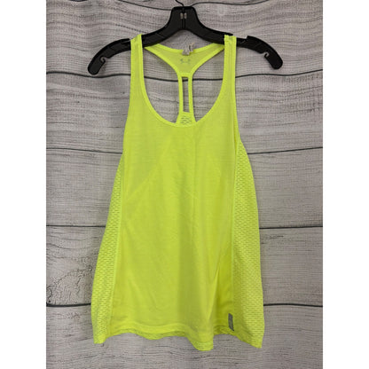 Under Armour Neon Yellow HeatGear Tank Top S