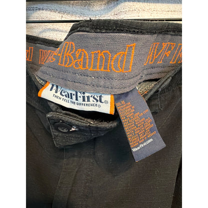 Wearfirst Mens Black Cargo Shorts Size 40