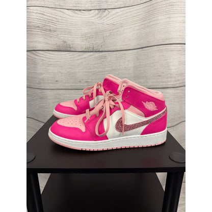 Custom Nike Air Jordan 1 Mid shoes Size 6.5