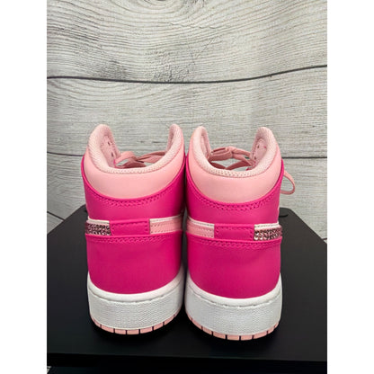 Custom Nike Air Jordan 1 Mid shoes Size 6.5