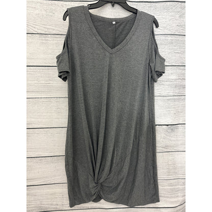 Open Shoulder Tshirt Dress
