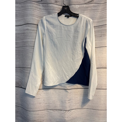 Rachel Zoe Asymmetrical Long Sleeve Blouse Size 2