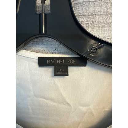 Rachel Zoe Asymmetrical Long Sleeve Blouse Size 2
