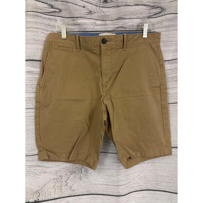 Mens Original Penguin Khaki Chino Shorts Size 34