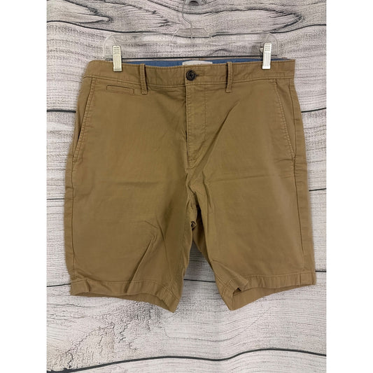 Mens Original Penguin Khaki Chino Shorts Size 34