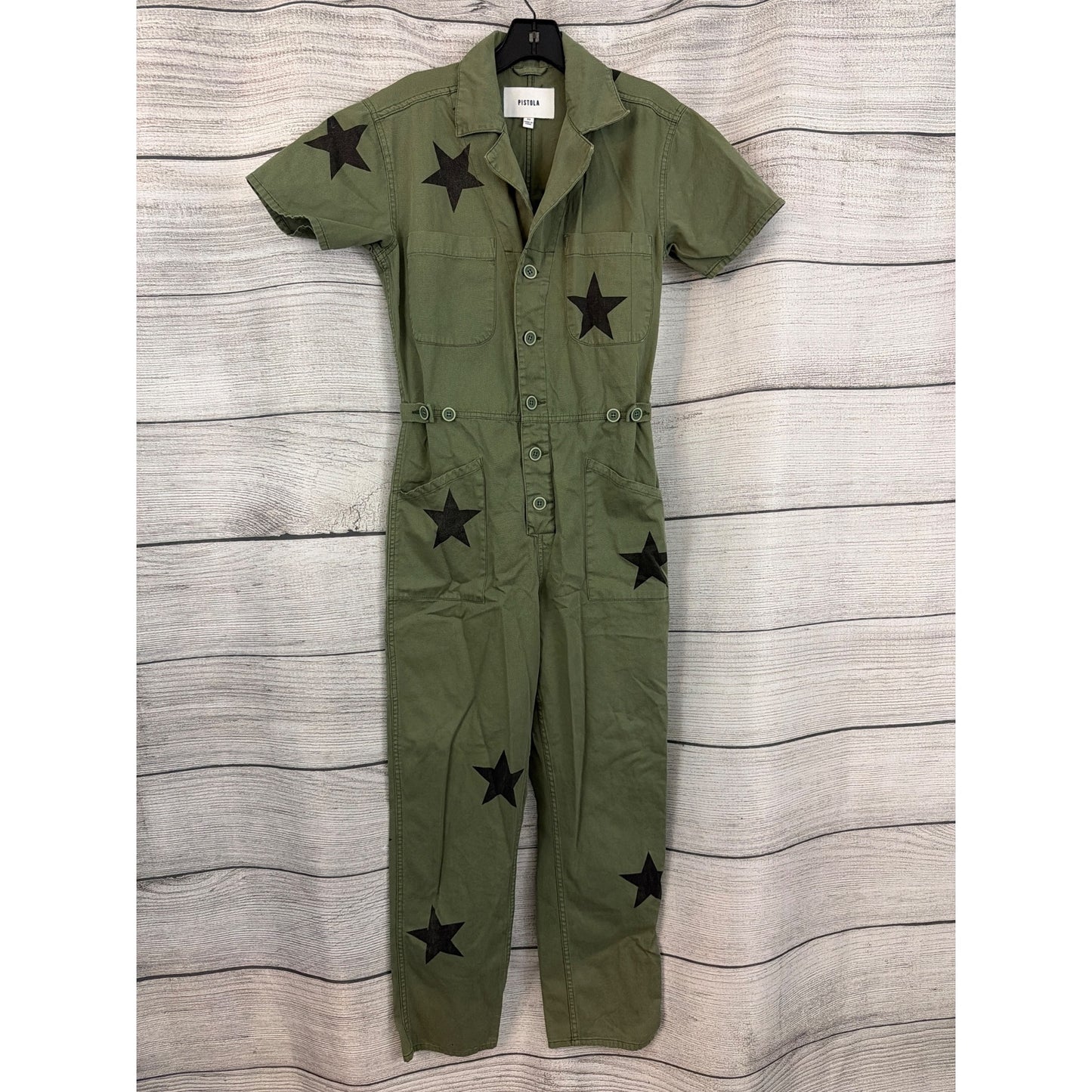 Pistola Grover Star-Print Jumpsuit Size XS