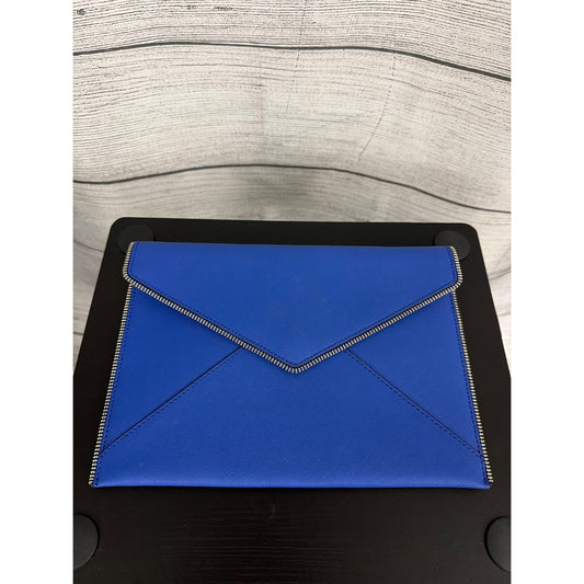 NWOT Rebecca Minkoff Blue Leo Envelope Clutch