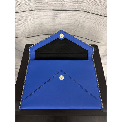 NWOT Rebecca Minkoff Blue Leo Envelope Clutch