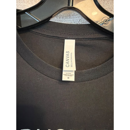 NWOT Bella + Canvas Mens Trust The Process Black Graphic T-Shirt Size M