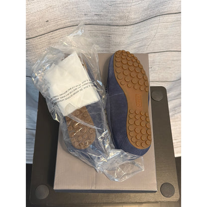 NWB ABEO Navy Suede Harbor Loafers Size 5